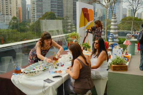 Pintura de Taças com Katryn Beaty